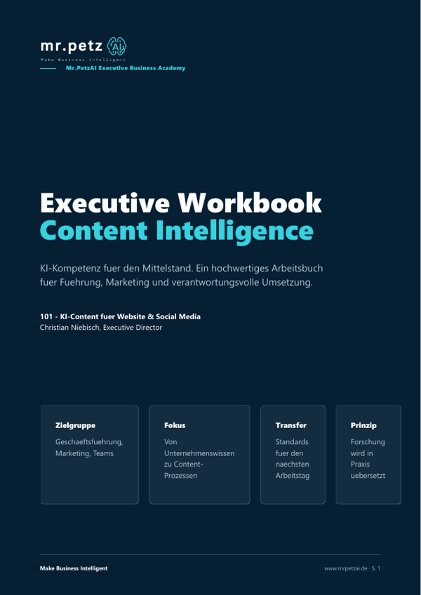 Executive brochure